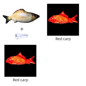 Without Cat Nip Version - Electric Jumping Fish Simulation Electric Fish Toy (Option: Set1)