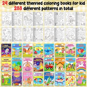 24-pack Maze Puzzle Books For Children Aged 6-12 - 50 Challenging Levels And Fun Themes To Develop Problem-solving And Logical Thinking Skills, P (Option: 24Pack)