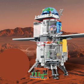 Space Building Blocks Toy Set Space Shuttle Exploration Building Brick Set 1283 Pcs For Kids (Option: Default)