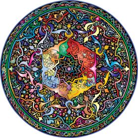 Colorful Butterfly Animal Wooden Puzzles (Option: Style14-A3)