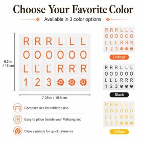 3D Printed American Mahjong Charleston Practice Board, Direction Reference Learning Aid For Beginners, Tabletop Mahjong Game Accessory (Option: 3D Printed Plastic-1 Pc-Black)