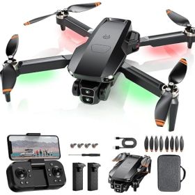 Camera Drone With Brushless Motor For Adults, Kids And Beginners (Option: Black)