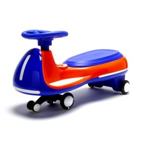 12V Battery Electric Twist Car For Kids - Dual Drive Separated Motors, One-Key Start & Bluetooth Central Control, Early Education Function Englis (Option: Blue)