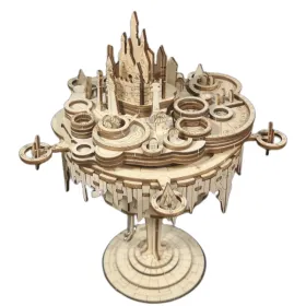 MUSIC PARK 3D Wooden Puzzles Music Box Kits You Are My Sunshine Castle Building Model DIY Crafts Birthday Gift For Women (Option: defaulttitle)
