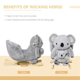 Baby Rocking Hors-Gray (Option: As picture)