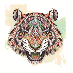 Each Piece Is Animal Shaped Christmas Gift Colorful Elephant Turtle Wooden Jigsaw Puzzles (Option: Style9-A3)