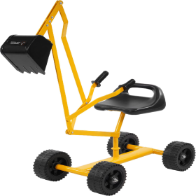 Only Supports Self Pickup  Kids Excavator Ride On Toys, Beach Toys Outdoor Sandbox Toy Excavator, Steel Excavator Crane Rotates 360 Degrees With (Option: Digger with Wheels)